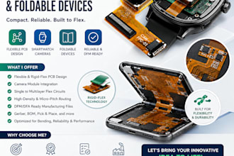 design flexible pcbs for smartwatch cameras and foldable devices