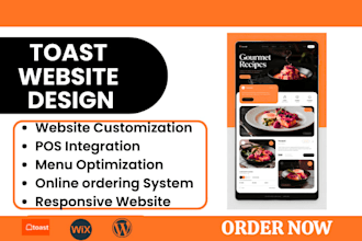 design restaurant website with toast website online ordering