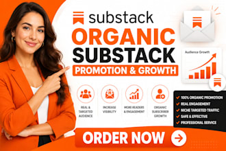 do organic substacka pge promotion, substack newsletter, subscribers growth