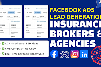 run meta facebook ads for insurance agency lead generation