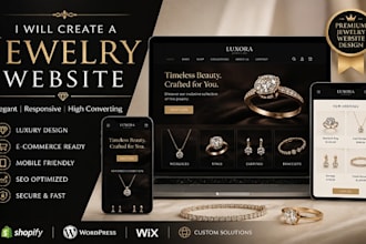 create a jewerly website