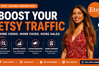 d0 etsy listing promotion to boost etsy traffic and sales