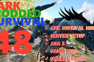 create custom ark survival ascended mods and creature mods in unreal engine 5