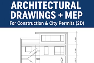 provide stamped commercial mep and architectural drawings USA