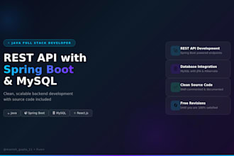 build rest API using spring boot and mysql