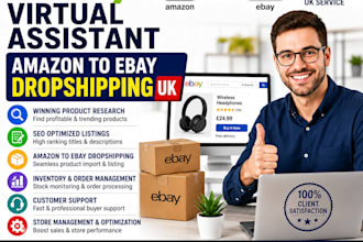be your ebay virtual assistant amazon to ebay dropshipping UK