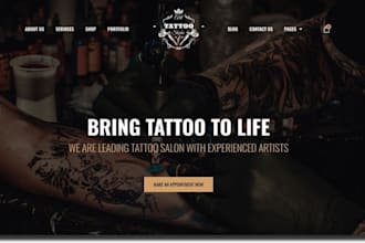 design wix scalp micropigmentation website wix smp clinic tattoo website