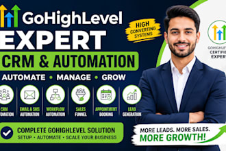setup gohighlevel CRM funnels and workflow automation