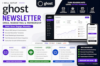 setup ghost newsletter ghost email marketing ghost membership