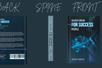 book cover design, hardback cover, ebook cover, non fiction cover and amazon kdp