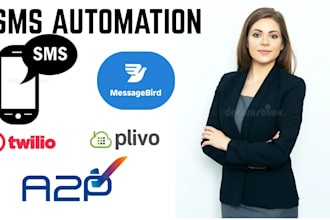set up twilio SMS automation and a2p 10dlc registration