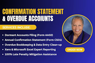 file confirmation statement and overdue accounts for dormant accounts, llp, ltd
