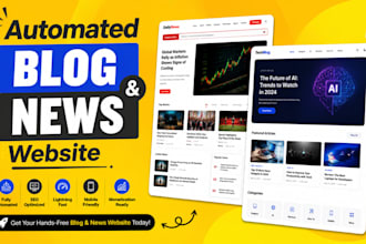 personal blog news website magazine website autoblog website newspaper website
