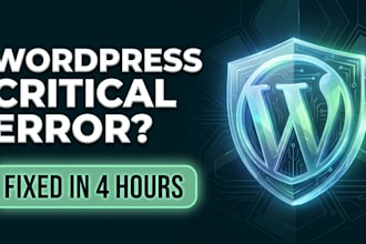 fix wordpress critical errors, crashes, database issues