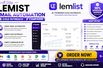 setup lemist email automation lemist cold outreach lemist camapign