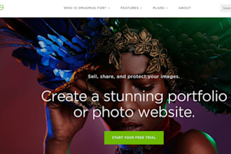 build squarespace artist portfolio website brand portfolio painters illustrators