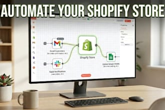 automate your shopify store with n8n workflow and custom automation