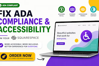 ada compliance und barrierefreiheitsprobleme auf ihrer squarespace website