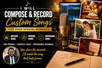 write and record a personalized song for any occasion