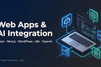 build web apps and integrate ai into your software
