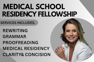 proofread residency personal statement and eras application