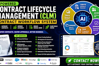 ai contract clm contract workflow system clm setup contract lifecycle management