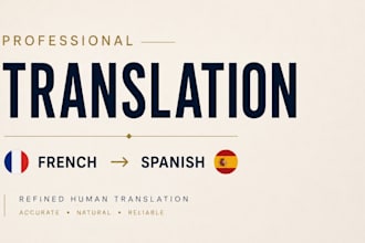 professionally translate french to spanish and spanish to french