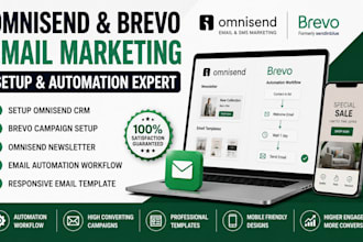 setup omnisend crm, brevo campaign, omnisend newsletter, automation, template