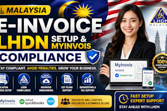 setup malaysia lhdn e invoice and myinvois compliance