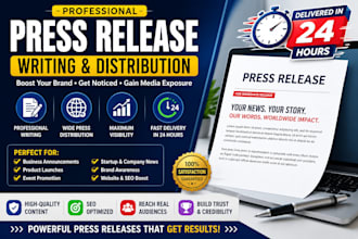 write, distribute book press release, press release distribution, book launch pr