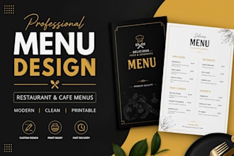 design a modern contactless qr code menu for your restaurant