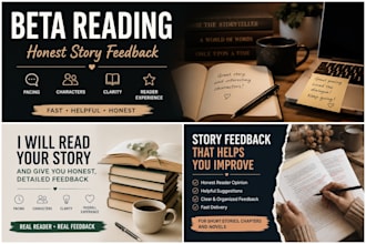 read your story and give honest feedback