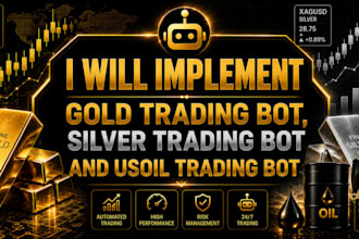 gold trading bot, gold ea, silver trading bot , US oil trading bot, xauusd bot