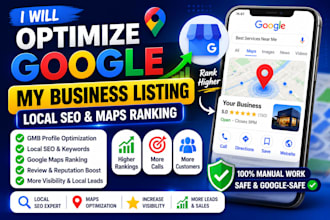 optimize google my business listing local SEO gmb maps ranking