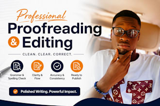 proofread and edit your document for clear and correct english