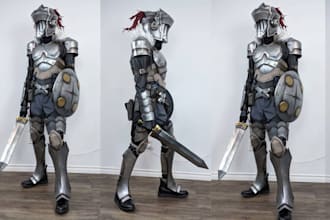 do 3d cosplay creation, anime cosplay props, wearable armor for 3d printing