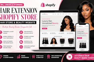 do hair extension shopify store hair store beauty website hair extension website