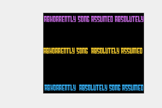 do abhorrently song assumed absolutely