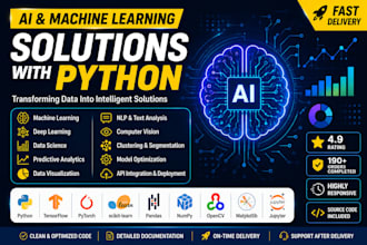 develop ai, machine learning, deep learning, and data science solutions