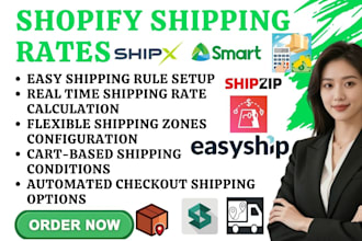 shopify shipping rate shipx smart shipzip easyship dr cart shipez cbb parcelify