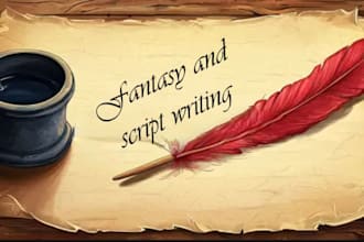 write immersive fantasy or gaming scripts and stories