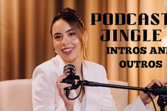 custom youtube intro branded audio intro for your business or podcast jingle
