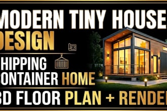 deisgn unique tiny houses shipping container house small houses
