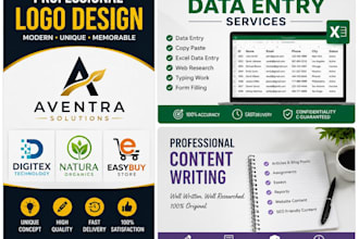 graphic design data entry typing expert