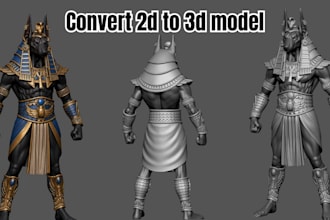 convert 2d to 3d model, stl file, 3d printing, sketch to 3d, 3d modeling visemes