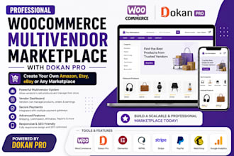 create a woocommerce multivendor marketplace using dokan pro