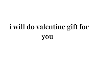 write a valentine gift