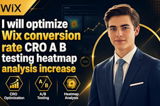 optimize wix conversion rate cro a b testing heatmap analysis increase