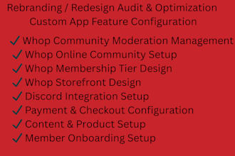 setup whop community whop management, whop community management