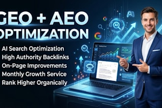 help with your website ranking and visibility on ai search, SEO GEO aeo